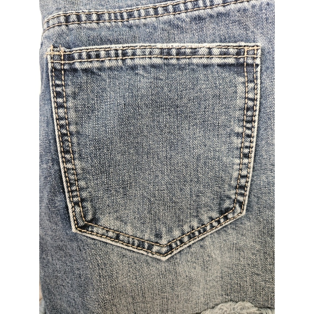 Realty Jeans Size XL/42  Blue‎ Ripped Denim Distressed Shorts (30 Inch Waist) - Picture 7 of 12